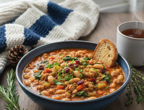 Cozy Turkey & White Bean Holiday Chili (High-Protein, Comforting & GLP-1 Friendly)